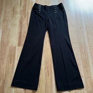 White House Black Market Black Trousers 4R